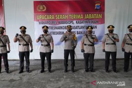 Wakapolres dan lima PJU Polres Banjarbaru berganti