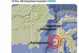 Gempa Majene terasa hingga Kotabaru