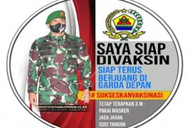 Danrem siap jadi orang pertama divaksin di wilayah Korem 023/KS