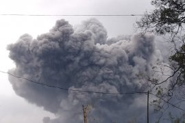 Gunung Semeru kembali  keluarkan awan panas guguran sejauh 4,5 km