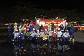 Pabrik terbakar, ini yang dilakukan PT IBP Dumai saat simulasi