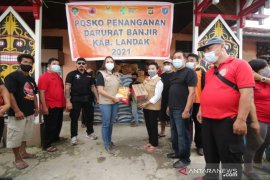 Banjir di Kabupaten Landak sudah mulai surut
