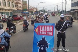 Tekan angka kecelakaan, Satlantas Polres Lhokseumawe kanalisasi lalu lintas