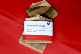 KISAKU hadirkan sabun batangan dari bahan ampas kopi