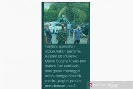 Hoaks, pria pingsan dan Kasdim meninggal setelah divaksin COVID-19