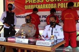 Polisi sita 139,56 gram sabu dari tiga tersangka
