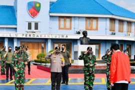 Presiden Joko Widodo resmikan Jalan Tol Kayu Agung-Palembang