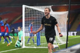 Liga Inggris: West Ham tembus empat besar usai bekuk Palace