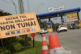 Sistem transaksi nontunai nirsentuh akan diterapkan penuh di tol pada 2024