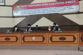 DPRD Jember kirim berkas penetapan cabup-cawabup terpilih kepada Mendagri