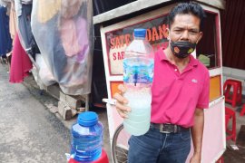 Pasar Jatinegara Jakarta siapkan penunjang protokol kesehatan untuk konsumen