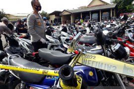 Polres Kediri amankan ratusan sepeda motor untuk balap liar