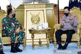 Kasau terima kunjungan perdana Kapolri Jenderal Listyo Sigit