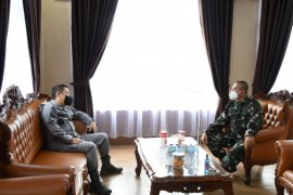 Danlantamal VIII terima kunjungan Kabakamla ZMTh dan Kabinda