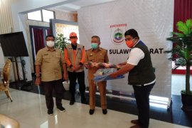 Gubernur Sulbar Terima Bantuan dari Kaltara