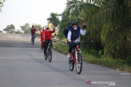 Jaga kesehatan selama pandemi, TP PKK Siak ajak kaum hawa gabung "gowes"