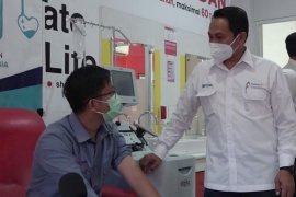 Satgas Bencana BUMN di Sumut gelar  donor plasma