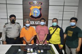 Lagi, dua pria Inhil dibekuk saat transaksi narkoba