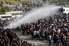 Pasukan Myanmar lepas tembakan ke demonstran lima tewas