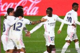 Real Madrid rebut posisi kedua seusai menang laga tunda kontra Getafe 2-0