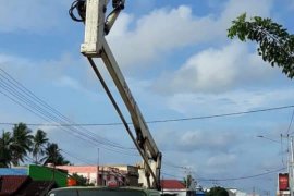 DPRKPLH Tanah Laut targetkan pemasangan lampu 618 biji