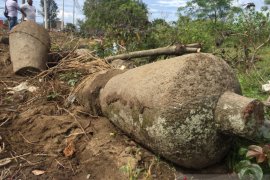 Miris, batu nisan Kesultanan Aceh ditemukan di lokasi proyek jalan tol