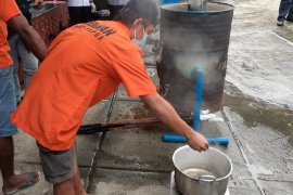 BNN Papua musnahkan sabu dan ganja milik empat tersangka