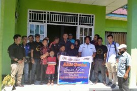 Wartawan Mukomuko santuni anak yatim piatu