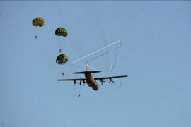 Paskhas TNI AU terjun tempur di Aceh