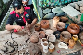 Warga Binaan Lapas Curup produksi aneka kerajinan tangan