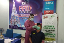 Dompet Dhuafa gandeng RRI Madiun fasilitasi wartawan tes cepat antigen