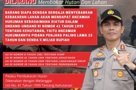Polisi Bangka Barat gencarkan sosialisasi untuk cegah kebakaran hutan
