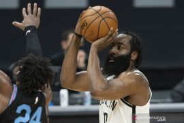 James Harden bakal absen bela Nets di gim ketiga playoff NBA karena pahanya