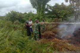 Lahan HGU PT Cemerlang Abadi di Abdya terbakar