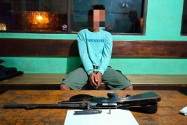 Polisi tangkap warga Muara Uya, pemilik senpi rakitan