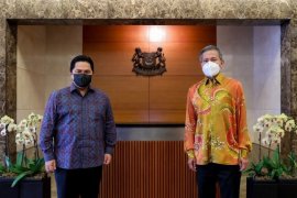 Menteri BUMN Erick Thohir ajak Singapura untuk mempererat kerja sama ekonomi