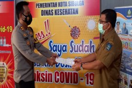 Suntik vaksin tahap kedua di Pemkot Sibolga selesai digelar