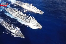 Armada China lintasi khatulistiwa, pesawat pengebom berlatih di LCS