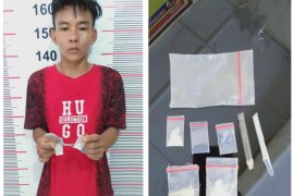 Sam pengedar sabu ditangkap Polsek Secanggang