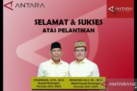 Zainal lantik Bupati-Wabup Bulungan dan Tana Tidungperiode 2021-2024