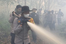 Lima hektare lahan terbakar, petugas berjibaku padamkan api