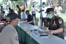 Satgas COVID-19 Kota Jayapura simulasi penegakkan hukum