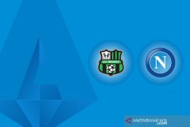 Napoli berbagi poin dengan Sassuolo usai melakoni drama enam gol