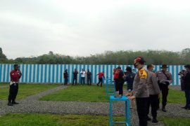 Lapangan tembak Polres Dharmasraya diresmikan