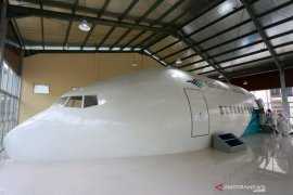 Asrama Haji Gorontalo miliki replika pesawat Garuda Boeing 777