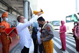 Forkopimda sambut kedatangan Kapolda  Sumut yang baru