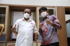 Bayu Skak temui Wawali Surabaya jelang syuting film Lara Ati