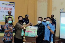 Kelurahan Ngronggo Kediri gelar lomba Siskamling cegah peredaran narkoba
