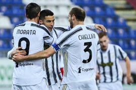 Ronaldo cetak hattrick ketika Juve gasak Cagliari 3-1