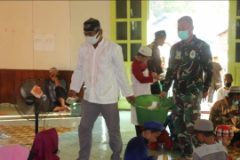 Satgas TMMD ikut memperingati Israk Mikraj bersama warga Suka Ramai